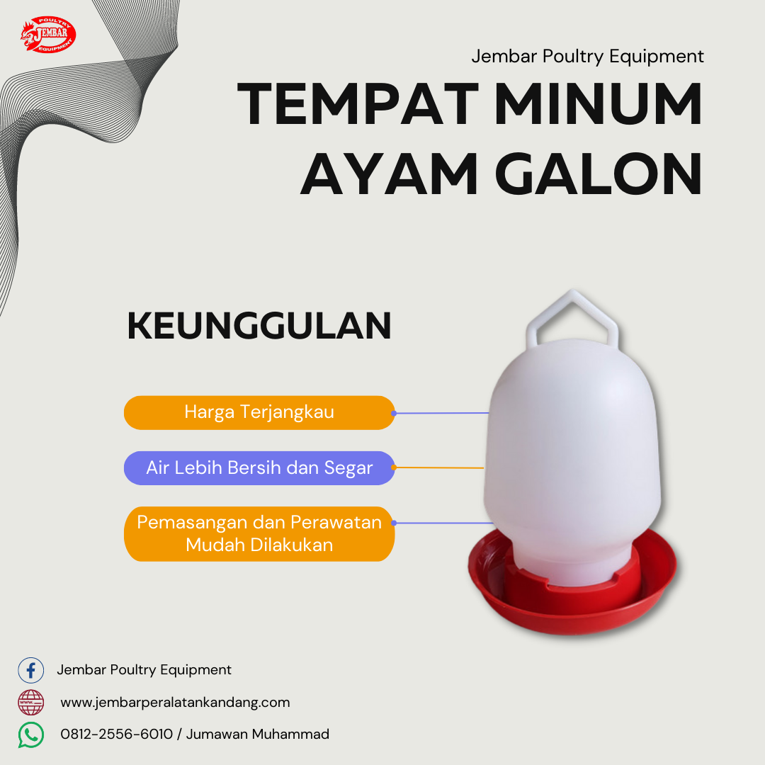 Jembar Product Tempat Minum Ayam