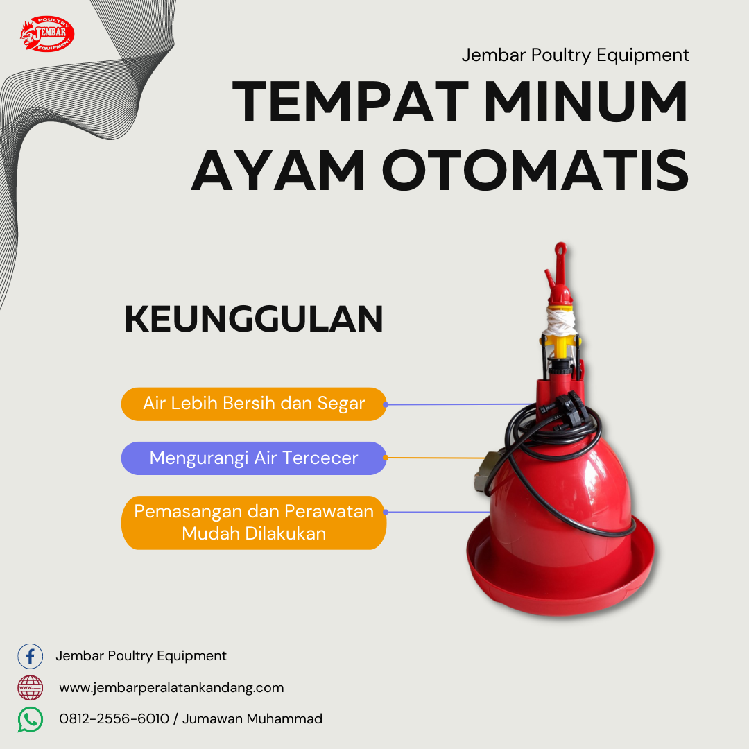 Tempat Minum Ayam Otomatis Tempat Minum Ayam Otomatis
