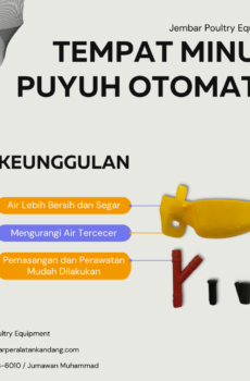 Tempat Minum Puyuh Otomatis