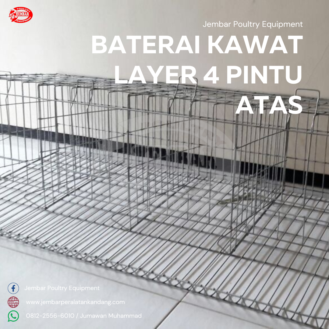 Baterey kawat layer 4 pintu atas(4)