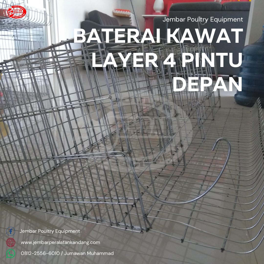 Baterey kawat layer 4 pintu depan (2)