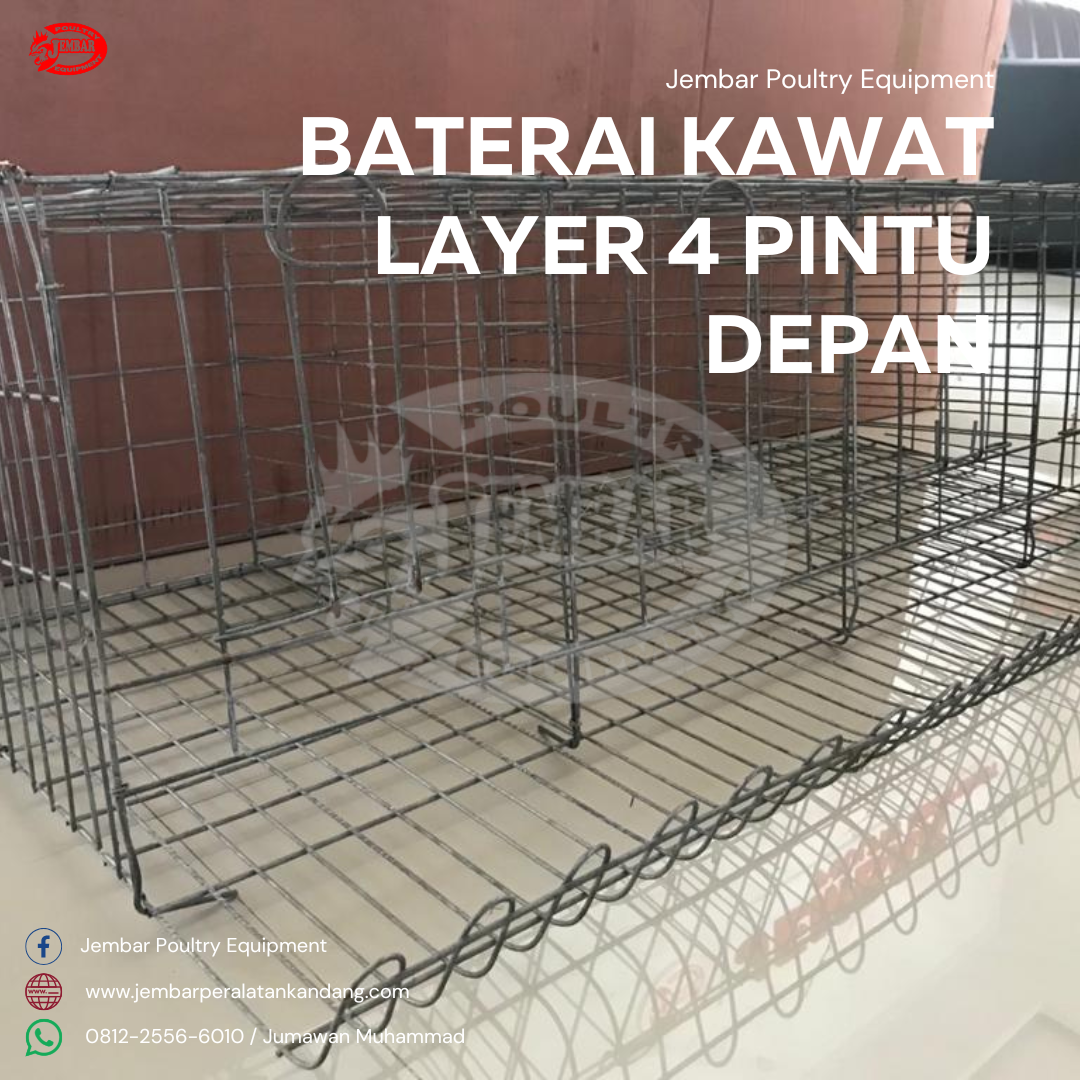 Baterey kawat layer 4 pintu depan (3)