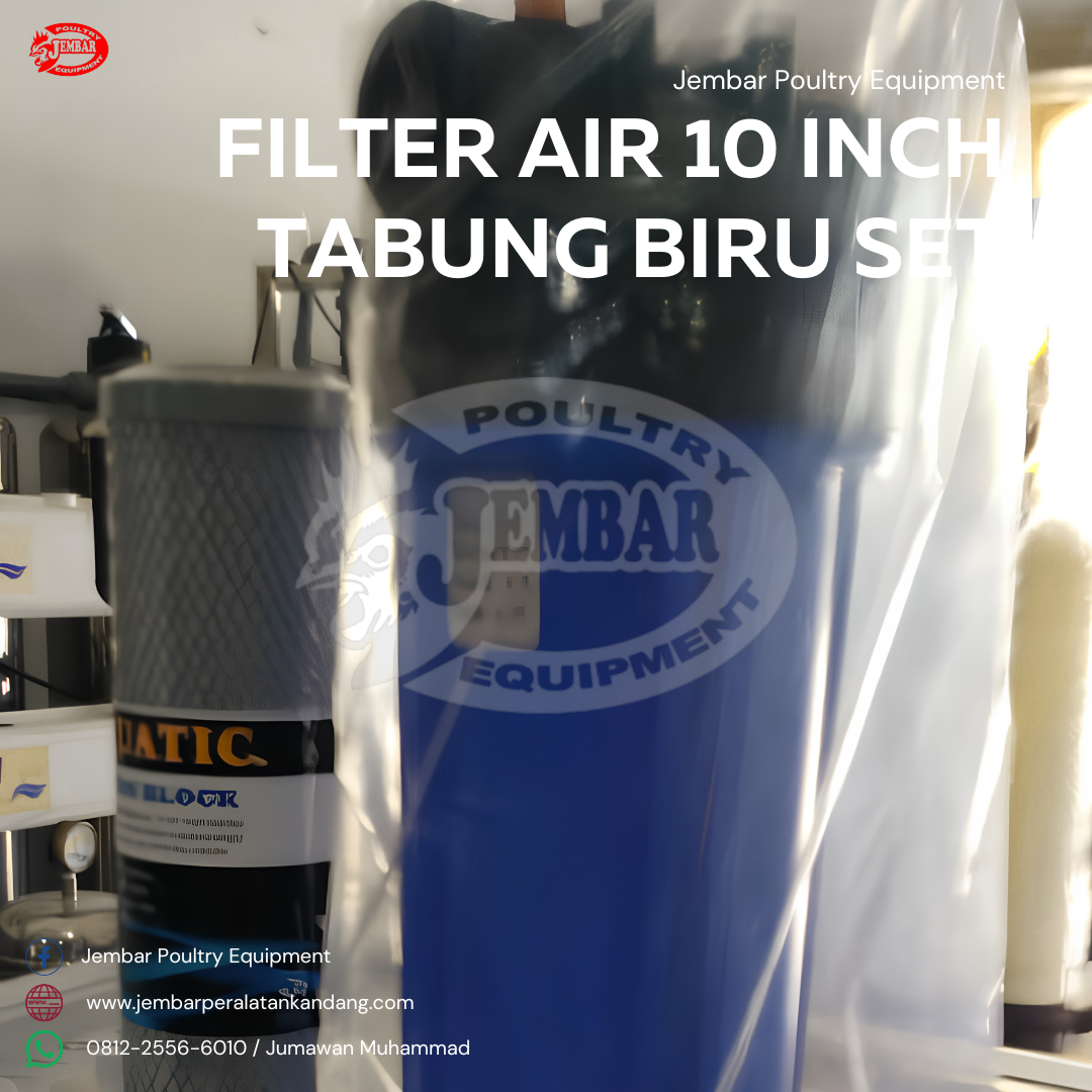 Filter Air 10 Inch Tabung Biru Set