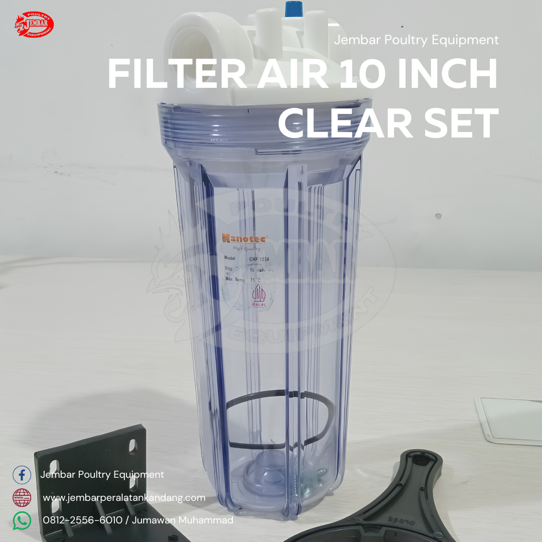 Filter Air 10 Inch Tabung Biru Set (5)