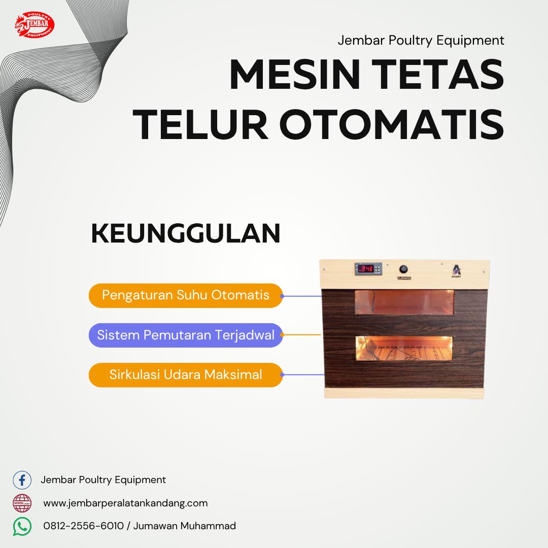 Mesin Tetas Telur Otomatis