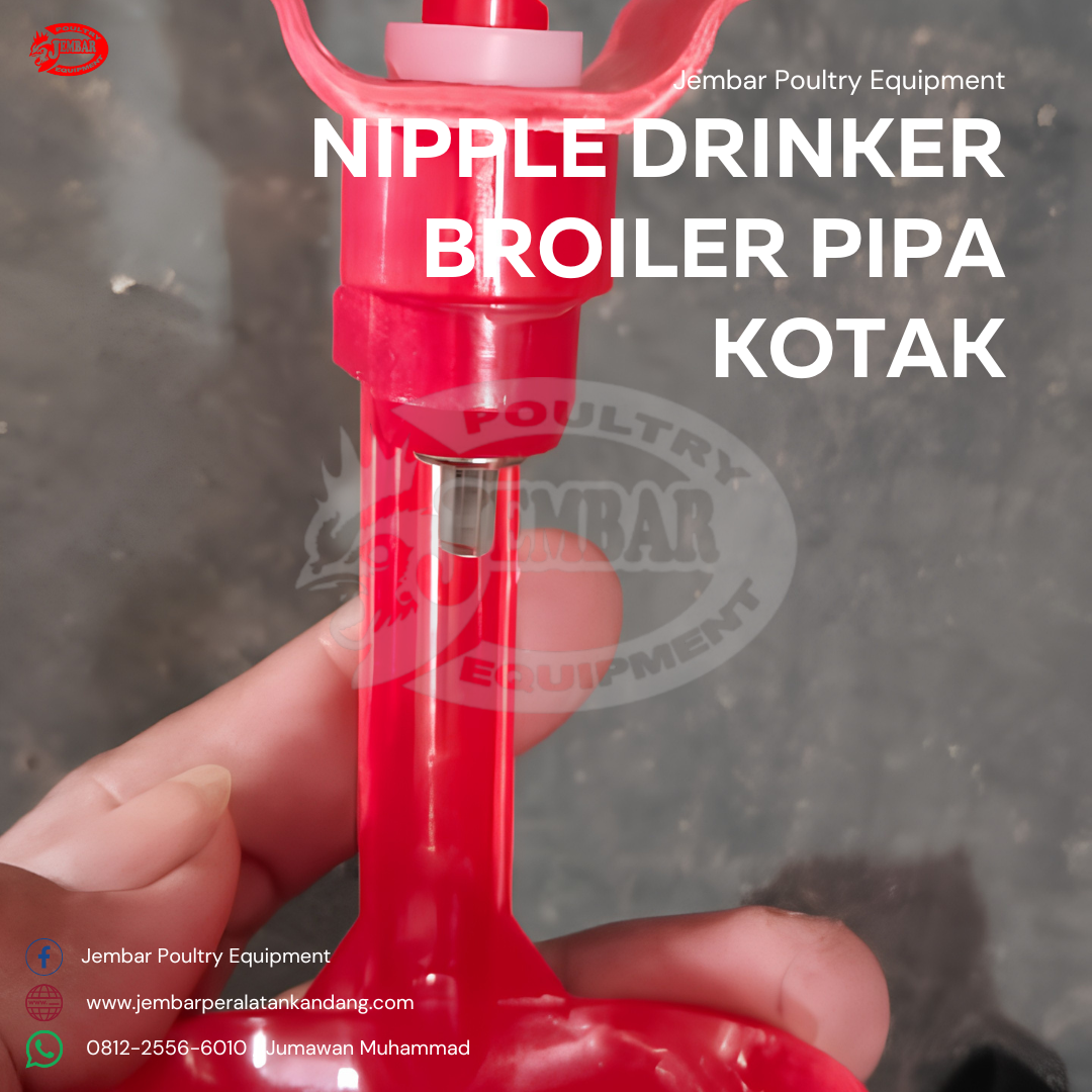 Nipple Drinker Broiler Pipa Kotak (2)
