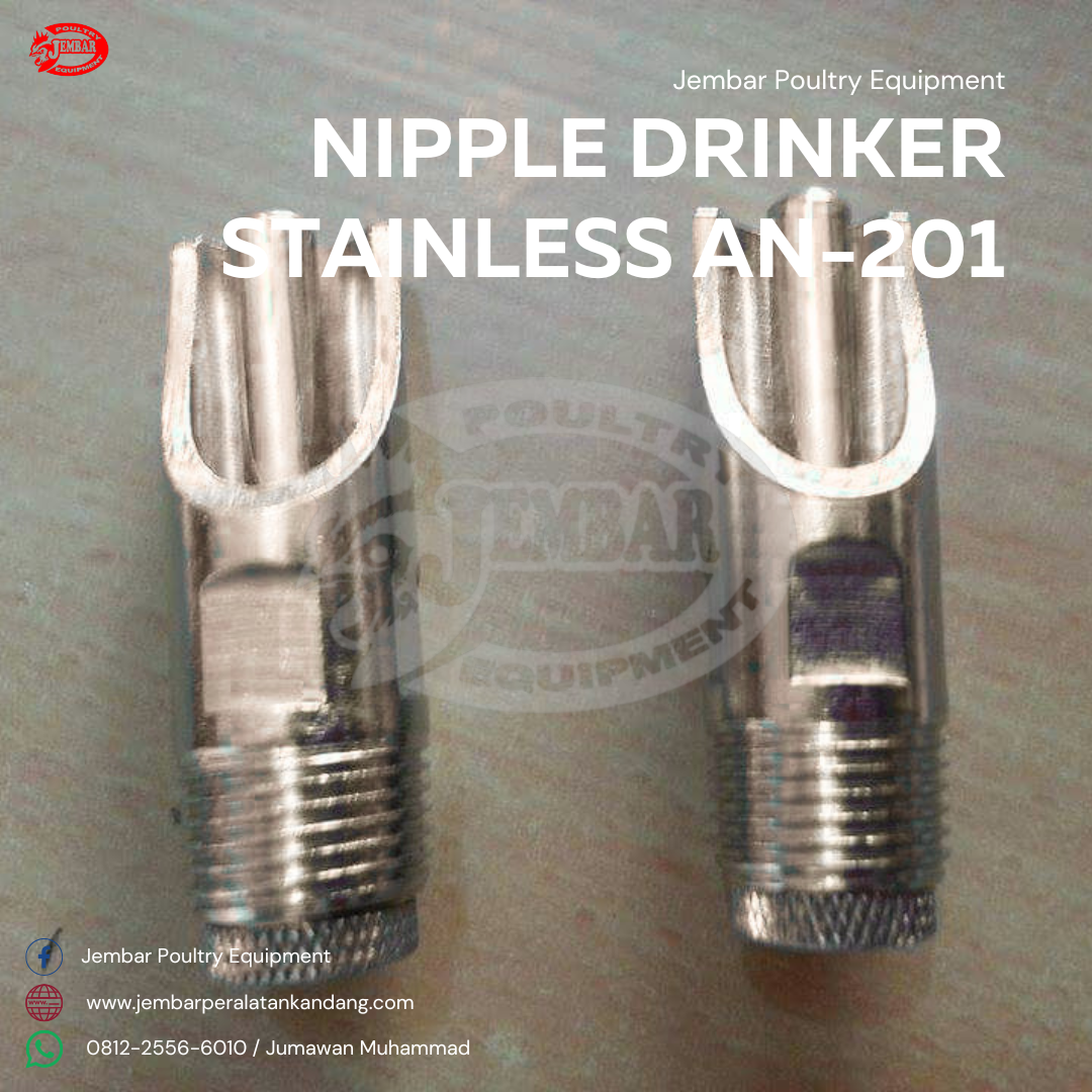 Nipple Drinker Stainless AN-201