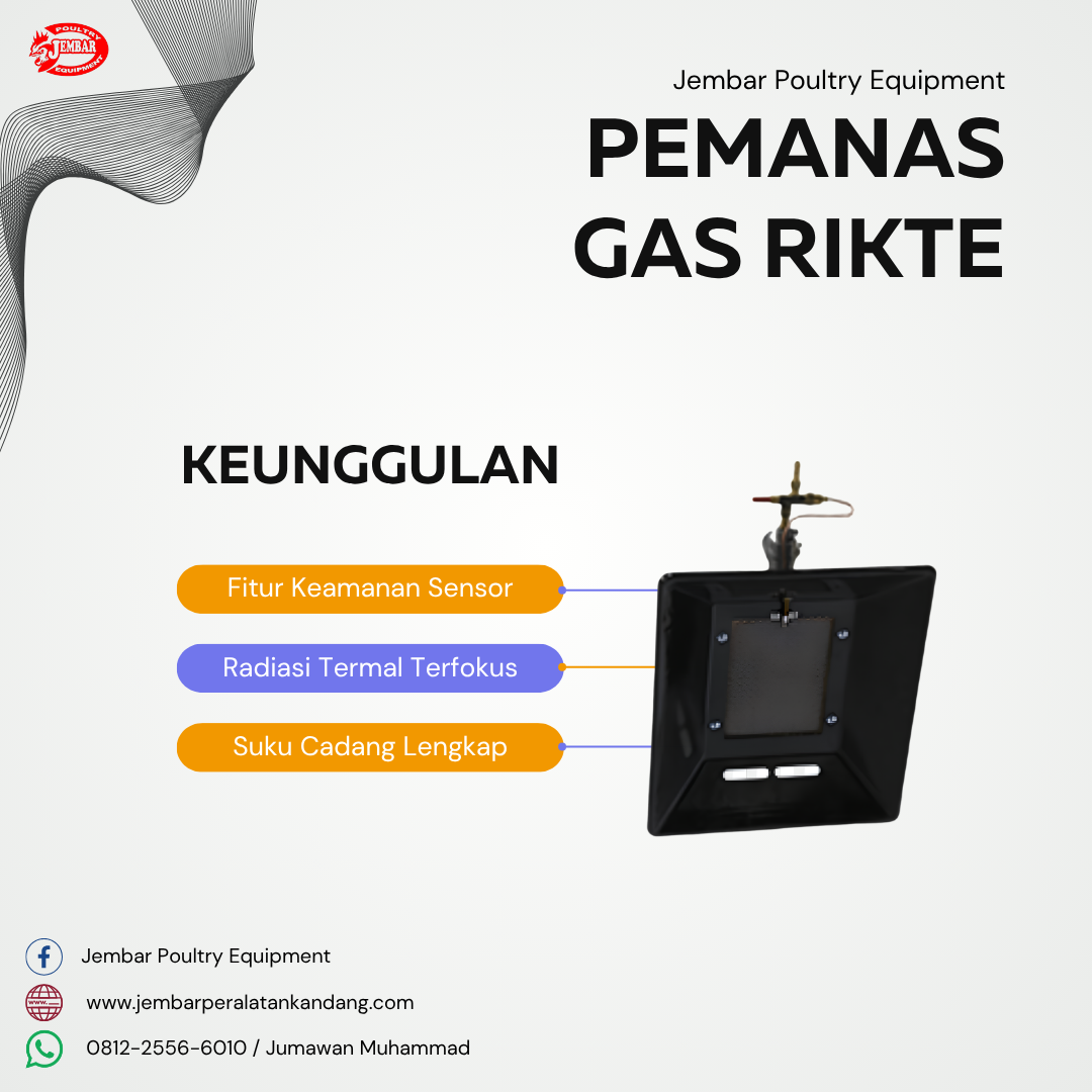 Pemanas gas rikte