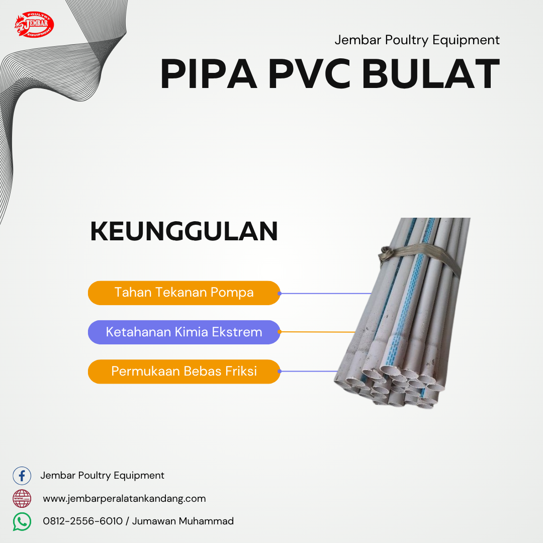 Pipa PVC Bulat