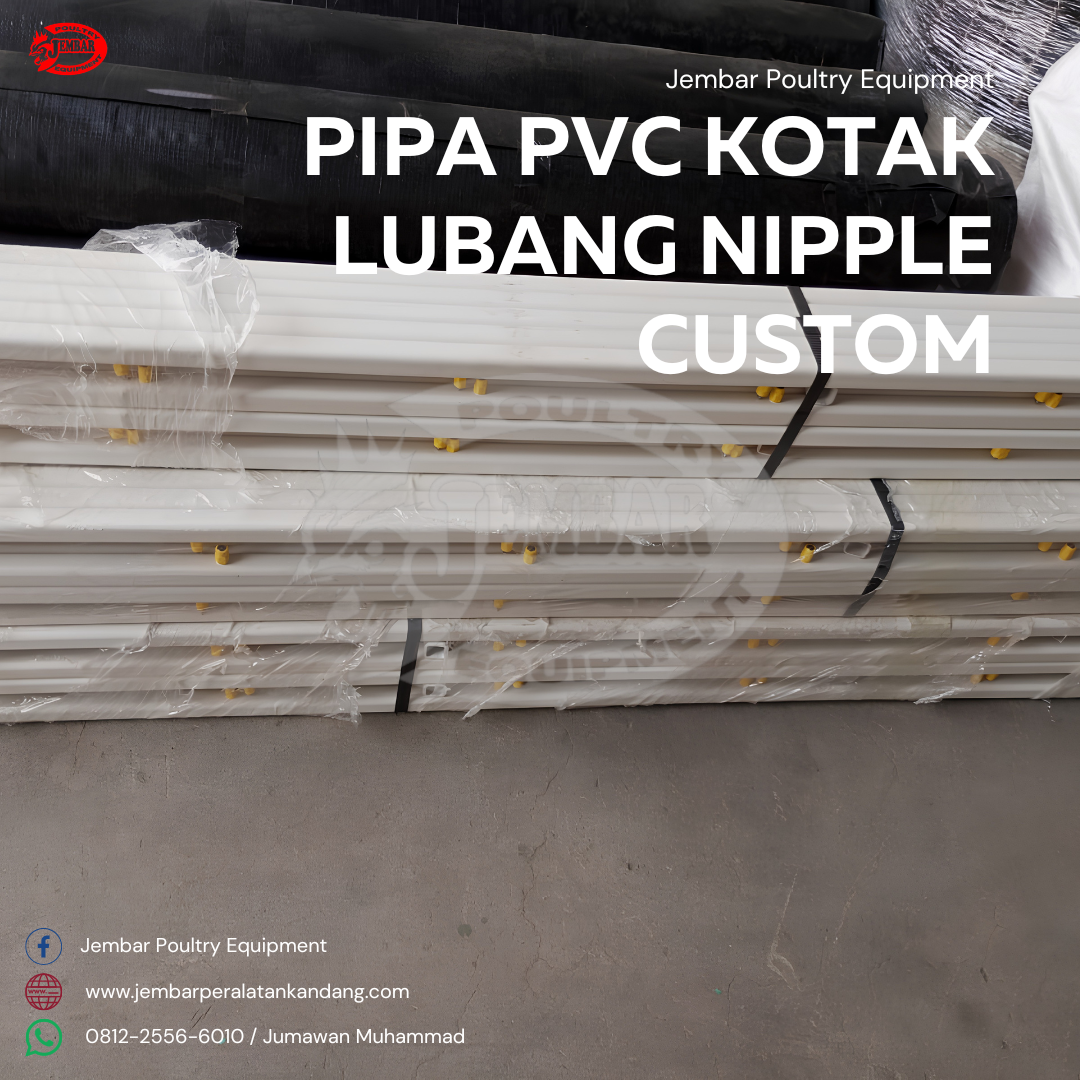 Pipa PVC Kotak Lubang Nipple Custom-1