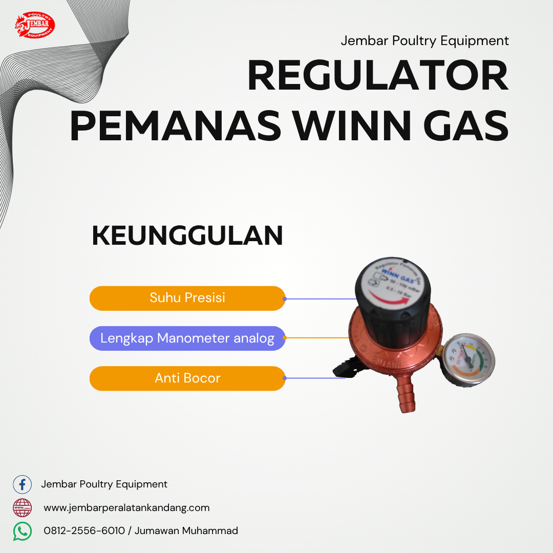 Regulator Pemanas WINN GAS