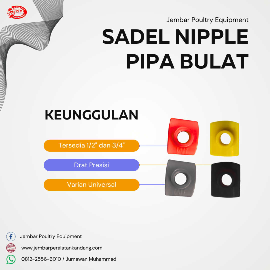 Sadel Nipple Pipa Bulat