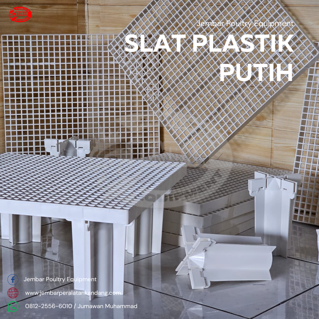 Slat Plastik putih-1