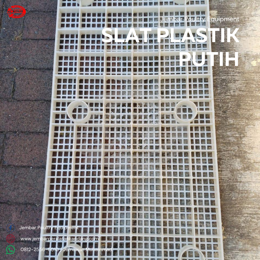 Slat Plastik putih (2)