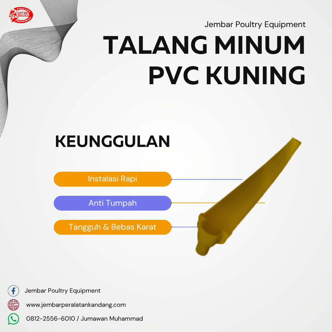 Talang Minum PVC Kuning