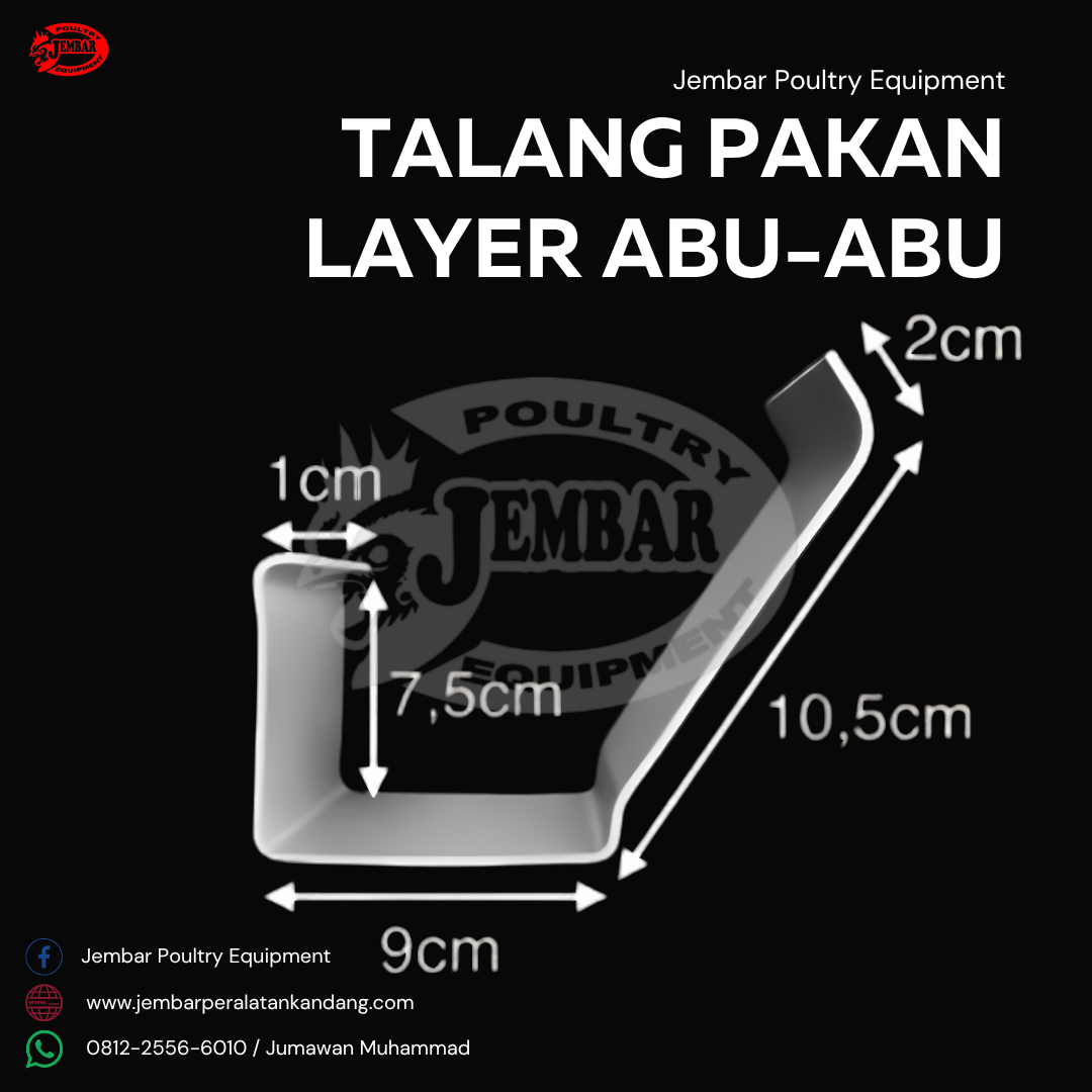 Talang Pakan Layer Abu-Abu (4)