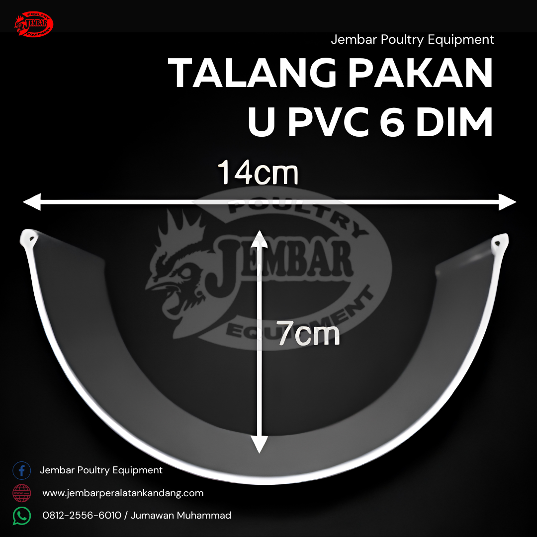 Talang Pakan U PVC 6 Dim (4)