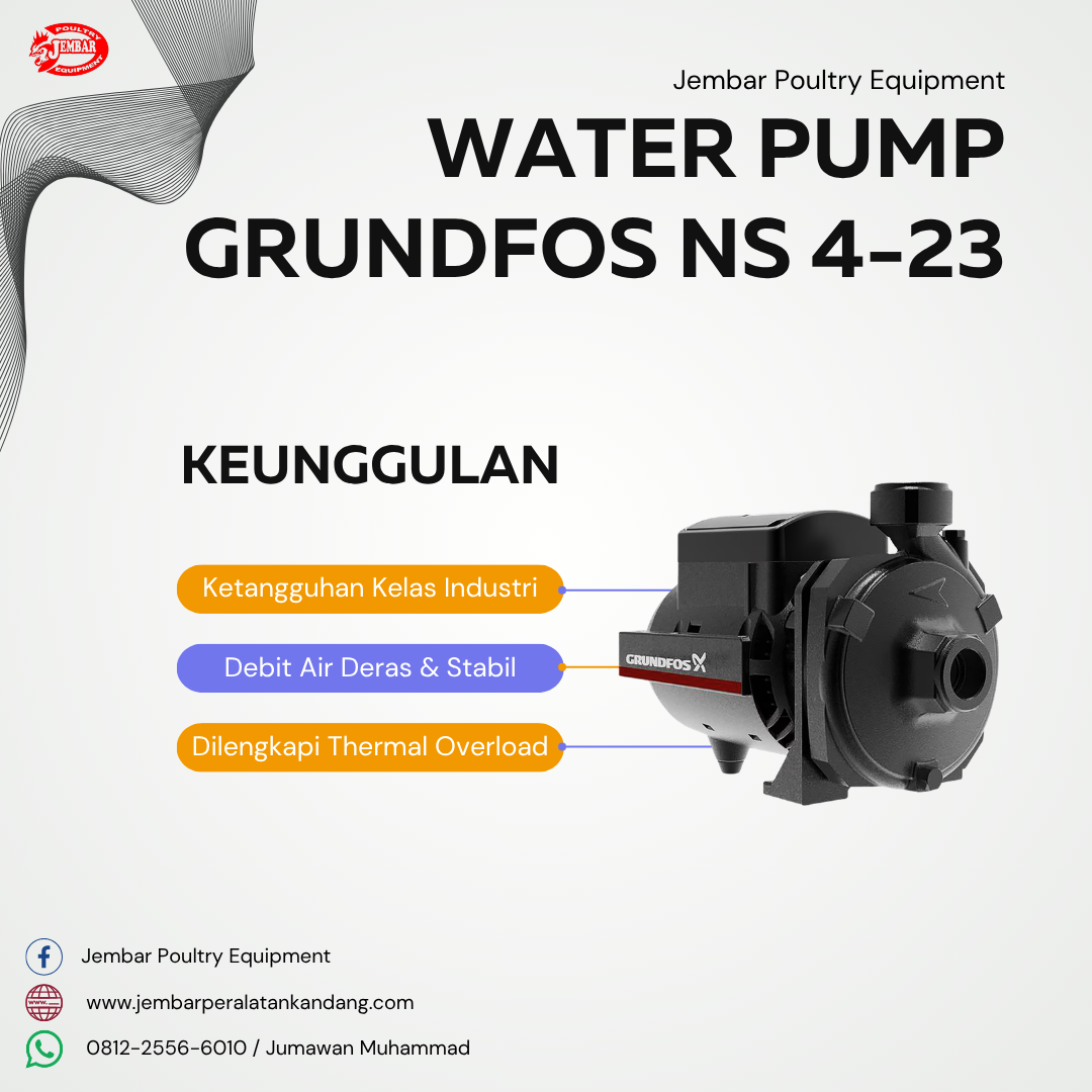 Water Pump Grundfos NS 4-23